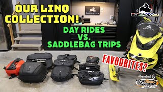 Our Entire SkiDoo LinQ Collection  Best Bags for Day Rides and Saddlebag Trips  We have them all [upl. by Ttennej458]