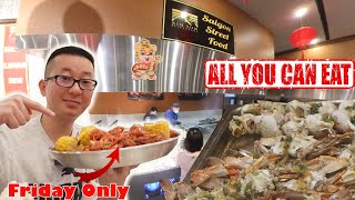 2795person for All You Can Eat Crawfish Friday ONLY amp Vietnamese Street Food  Kim Son Buffet [upl. by Brozak]