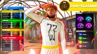 THIS 2WAY FINISHER IS OVERPOWERED FRESHPRINCO OFFICIAL NBA 2K22 BULID  BEST SLASHER BULID IN GAME [upl. by Katuscha]