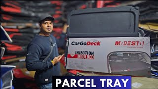 CAR PARCEL TRAY  MODESTO CARGO DECK  INJECTION MODULE  FIBER PARCEL TRAY [upl. by Ardnosac411]