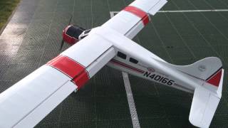 Hangar 9 DHC2 Beaver 30cc EP flap test [upl. by Brosy]