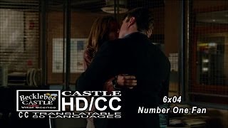 Castle 6x04 End Scene quotNumber One Fanquot Caskett Kiss at 12th Precinct  Beckett is Back HDCC [upl. by Moreville537]