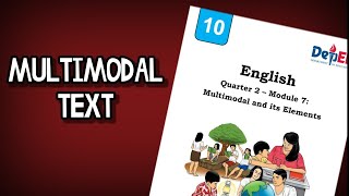 Multimodal Text explained in Filipino  Grade 10 English Quarter 2 Module 7 [upl. by Sirtaeb]