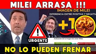 MILEI ARRASA ENCUESTAS 🚨 MEGA BOMBA QUEDÓ IMPACTADO FEINMANN NO LO PUEDEN FRENAR Y SUBE SIN PARAR [upl. by Goldman]