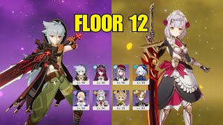 New Spiral Abyss Floor 12  Razor amp Noelle Main DPS  Genshin Impact 50 [upl. by Xanthe]