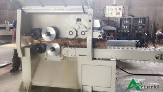 Highspeed automatic rip saw machine for logs [upl. by Selry]