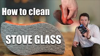 How to clean your stove glass [upl. by Cliffes90]