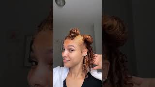 Finger coils always turn out cute🥰fingercoils curlyhair curls curlyhairtutorial curly curls [upl. by Marron]