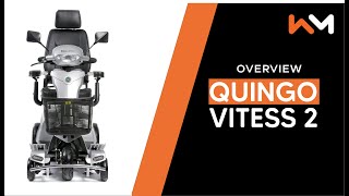 Quingo Vitess 2  overview and features of the 5 wheel kerb climbing scooter [upl. by Anilek922]