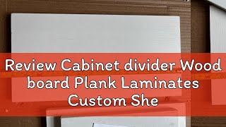 Review Cabinet divider Wood board Plank Laminates Custom Shelf Wood Floating Wall Storage wall hang [upl. by Mich]