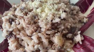 Risotto salsiccia e radicchio trevigiano [upl. by Fonsie]