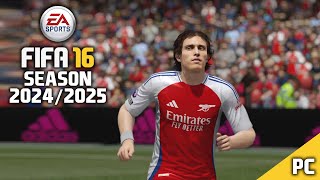 FIFA 16 PC  FIP V71 UEFA C UPDATE SEASON 20242025  NEW UPDATE 482024 [upl. by Efi]