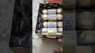 Ferrero Rocher Chocolate Unboxing  Oddly Satisfying Video For Relaxation No Music  ASMR shorts [upl. by Eelyab]