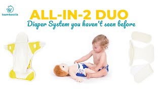 AI2 DUO Diaper System by Bamboolik [upl. by Auqenahc]