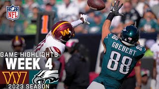 Washington Commanders vs Philadelphia Eagles  2023 Week 4 Game Highlights [upl. by Eetsim17]