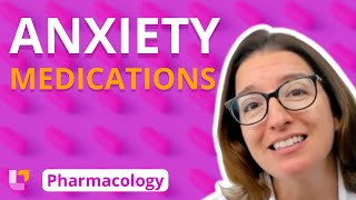 Anxiety Medications  Pharmacology  Nervous System  LevelUpRN [upl. by Yrmac]