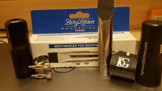 Berg Larsen 1000 SMS tenor sax mouthpiece review [upl. by Odiug]