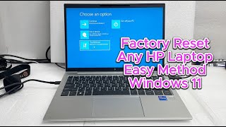 Factory Reset Any HP Laptop Easy Method  Windows 11  Factory reset Without Microsoft Account [upl. by Eaneg]