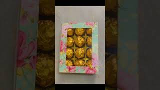 Homemade Ferrero Rocher Chocolate🍫🍫 orders chocolatelover explore Chocobreakshort [upl. by Corin]