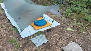 Review and First impression of Gossamer Gear Solo Tarp [upl. by Vilberg927]