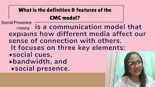 CMC theory  SOCIAL PRESENCE THEORYUNDERSTANDING THE HUMAN CONNECTION IN DIGITAL ENVIRONMENTS [upl. by Aritak331]