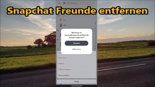 Snapchat Freunde löschen so gehts Tutorial [upl. by Hardman50]