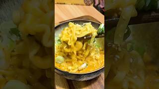 Egg Mayo Carbonara Buldak Ramen [upl. by Nylassej]