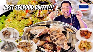 Bangkoks Best Seafood Buffet in Thailand 🇹🇭 Fresh Crabs and River Prawns  Thai Food [upl. by Ap700]