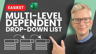 Easiest MultiLevel DropDown Lists in Excel [upl. by Ursi]