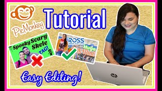 How to use PicMonkey 2020  PicMonkey Tutorial 2020  Photo editing software [upl. by Putnem]