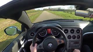 Alfa Romeo Spider 1750 TBi 939 Test Drive POV [upl. by Dellora]