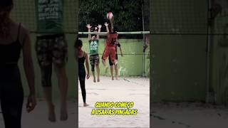 QUANDO COMEÇO A USAR AS PINGADAS 🏐 viralshorts esportes voleibol [upl. by Cinnamon]