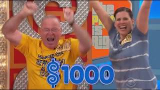 Price is Right AMAZING 3 Way Tie For 1 Spin [upl. by John994]