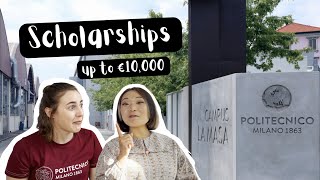 Scholarship opportunities at Politecnico di Milano [upl. by Sitnik]