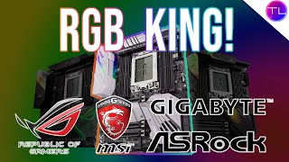 We Have a WINNER  Best Motherboards For RGB  ASUS vs GIGABYTE vs MSI vs ASROCK [upl. by Figge]