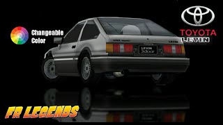 Livery Toyota AE86 LEVIN 1986  Fr Legends  HexCode [upl. by Itaws]