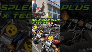 Taking Delivery Splendor Plus X tec 20😱🔥automobile rkprince splendor ytshorts shorts minivlog [upl. by Einalam]