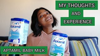 baby formul  honest APTAMIL REVIEW how to make a baby formula bottle [upl. by Paquito887]