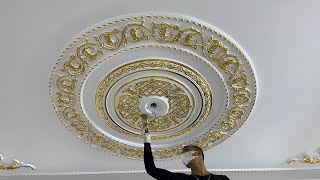 The Amazing Way To Install And Decorate Ceiling Panels Is A Must See [upl. by Ellened]