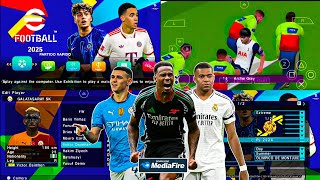 eFootball PES 2025 PPSSPP FULL TRANSFER ENGLISH COMMENTATOR [upl. by Juanita]