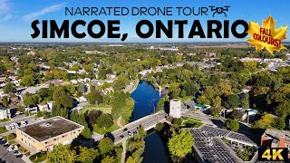 🍁 4K Drone Tour of Simcoe’s Fall Colours  DJI Mini 4 PRO Aerial Views [upl. by Astrea]