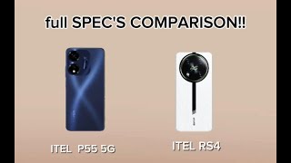 ITEL P55 5G VS ITEL RS4 FULL COMPARISON [upl. by Adaval]