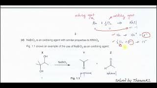 970122FM24Q1 Cambridge International AS Level Chemistry FebruaryMarch 2024 Paper 22 Q1 [upl. by Junette881]