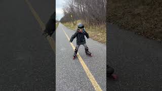 Come watch me rollerblade for the first time rollerblading [upl. by Hcardahs125]