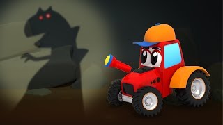 Cave and monster 🦇 Cartoon tractors for kids  Magic farm [upl. by Avehstab]