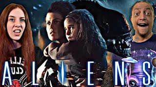 ALIENS1986  MOVIE REACTION  OUR FIRST TIME WATCHING  SPECIAL EDITION  JAMES CAMERON🤯😱👾 [upl. by Aikim]