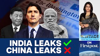 Trudeaus Officials Leaked Indialinked Intel to Washington Post  Vantage with Palki Sharma [upl. by Barn863]