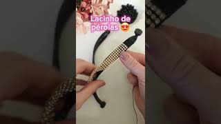 chinelos personalizados com pérolas chinelospersonalizados youtubeshorts diy [upl. by Bealle210]