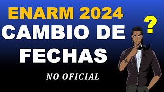 CAMBIO DE FECHAS ENARM 2024 EN VIVO [upl. by Winou]