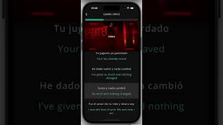 Llamada Perdida Lyrics English Translation  Prince Royce via LyricFluent app [upl. by Eyeleen543]